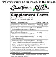 Gluco Tone - 9 Targeted Ingredients