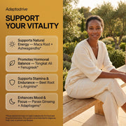 AdaptoDrive - Maca Root Ashwagandha Fenugreek Beet Root L-Arginine Liquid Drops
